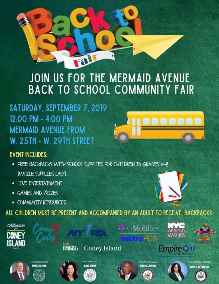 Back to School Event Sea Gate