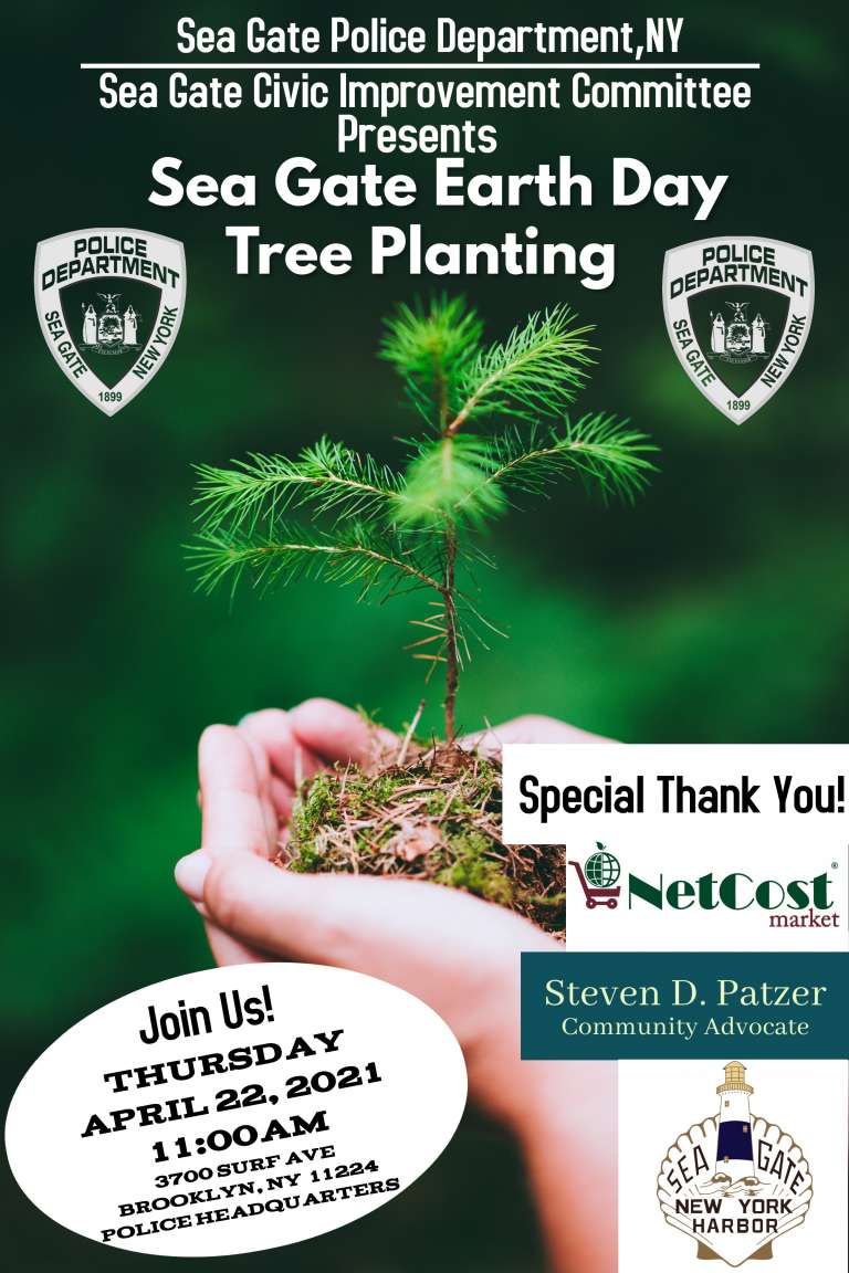 Earth Day Tree Planting Sea Gate