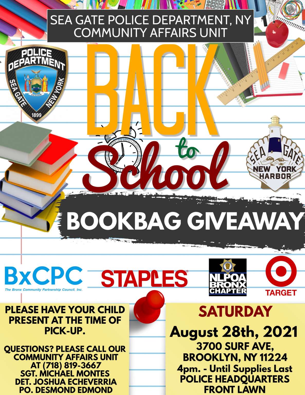 Back 2 School Giveaway Sea Gate